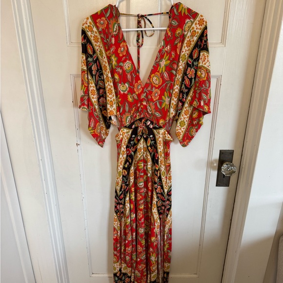 Spell & the Gypsy Lolita cut out maxi dress in campfire size small - Picture 3 of 13